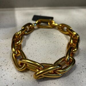 J crew oversized necklace and bracelet set